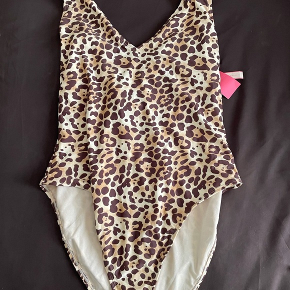 NWT NY&Co Leopard print swimsuit size xl - Picture 3 of 6